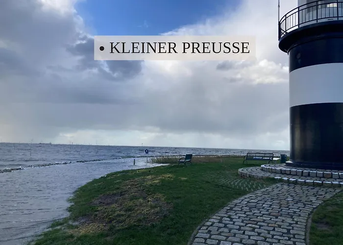Apartamento Haus Krabbe 8 An Der Nordsee, Fuer 1-2 Personen, Doppelbett,, 2 Hunde Willkommen, Kostenfreier Parkplatz, Geschaefte Und Restaurants In 2 Gehminuten Erreichbar, Naehe Bremerhaven